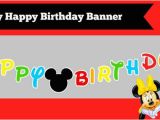 Happy Birthday Banner Maker How to Make A Diy Mickey Mouse Clubhouse Inspired Happy
