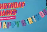 Happy Birthday Banner Maker How to Make A Quot Happy Birthday Quot Banner Using Washi Tape
