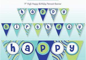 Happy Birthday Banner Maker Online Free Printable Pool Party Happy Birthday Banner Diy Print