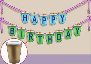 Happy Birthday Banner Making 5 Ways to Make A Birthday Banner Wikihow