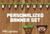 Happy Birthday Banner Minecraft Printable Minecraft Free Printable Water Bottle Labels Party