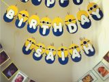 Happy Birthday Banner Minions Birthday Minion Banner Minions Happybirthday