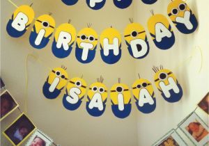 Happy Birthday Banner Minions Birthday Minion Banner Minions Happybirthday