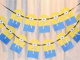 Happy Birthday Banner Minions Minions Birthday Banner Despicable Me Happy Birthday Banner