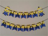 Happy Birthday Banner Minions Minions Despicable Me Happy Birthday Bannerfree Shipping Usa