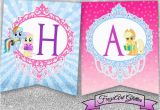 Happy Birthday Banner My Little Pony My Little Pony Banner Happy Birthday Banner by Frezeartglitter