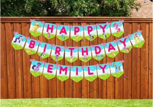 Happy Birthday Banner My Little Pony My Little Pony Banner My Little Pony Birthday Banner by