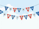 Happy Birthday Banner Nautical theme Nautical Birthday Bunting Sailor theme Decor Navy theme