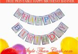 Happy Birthday Banner New Look Free Printable Birthday Banner