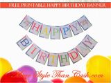 Happy Birthday Banner New Look Free Printable Birthday Banner