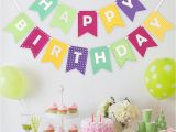 Happy Birthday Banner New Look Happy Birthday Banner Girly Brights Shopdecomod