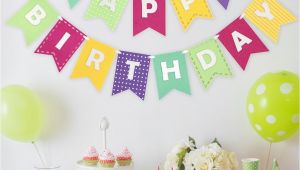 Happy Birthday Banner New Look Happy Birthday Banner Girly Brights Shopdecomod