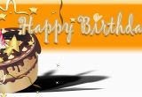 Happy Birthday Banner On Cake Happy Birthday Banner orange Cake Vinyl Banners