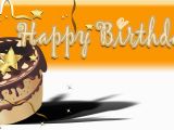 Happy Birthday Banner On Cake Happy Birthday Banner orange Cake Vinyl Banners