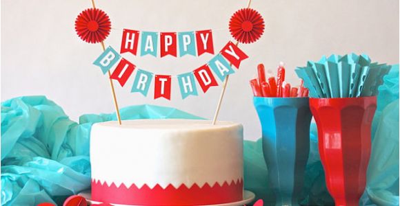 Happy Birthday Banner On Cake the Tale Of Two Parties All the Sun for You