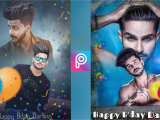 Happy Birthday Banner Online Editing Happy Birthday Photo Editing In Picsart Like Photoshop by