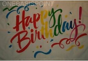 Happy Birthday Banner Outdoor 3 39 X5 39 Happy Birthday Flag Outdoor Banner Party Celebration