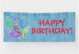 Happy Birthday Banner Outdoor Happy Birthday Indoor Outdoor Banners Zazzle Ca