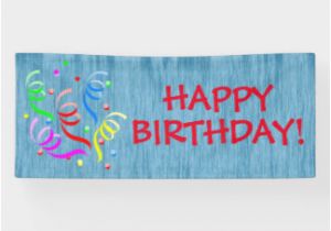 Happy Birthday Banner Outdoor Happy Birthday Indoor Outdoor Banners Zazzle Ca