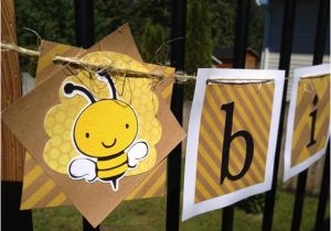 Happy Birthday Banner Outdoor Items Similar to Outdoor Bee themed Happy Birthday Banner