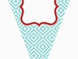 Happy Birthday Banner Outline Free Printable Bunting Love these Colors the Colors I