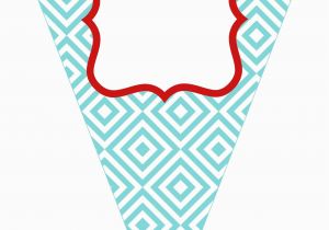 Happy Birthday Banner Outline Free Printable Bunting Love these Colors the Colors I