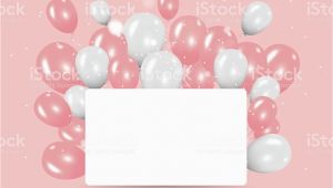 Happy Birthday Banner Pastel Colors Color Pastel with Happy Birthday Balloons Banner