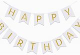 Happy Birthday Banner Pastel Colors Glitter Happy Birthday Bunting Banner Hanging Garlands