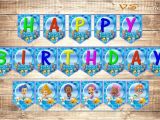 Happy Birthday Banner Pdf Download Items Similar to Bubble Guppies Happy Birthday Banner