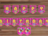Happy Birthday Banner Pdf Editable Shopkins Birthday Banner Printable Happy by
