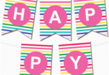 Happy Birthday Banner Per Letter Printable Printable Banners Make Your Own Banners with Our
