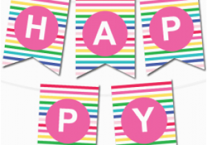 Happy Birthday Banner Per Letter Printable Printable Banners Make Your Own Banners with Our