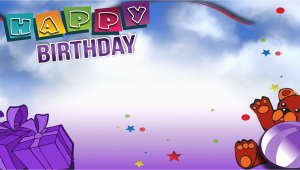 Happy Birthday Banner Photo Full Hd Happy Birthday Banner Purple Bear Vinyl Banners