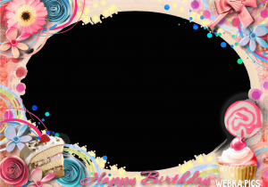 Happy Birthday Banner Picture Frame Frames Clipart Happy Birthday Frames Happy Birthday