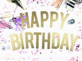 Happy Birthday Banner Pink and Silver Happy Birthday Banner Glitter Birthday Banner