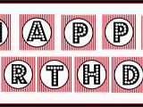 Happy Birthday Banner Printable Black and White Happy Birthday Banner Black and White Printable Free