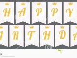 Happy Birthday Banner Printable Black and White Happy Birthday Banner Printable Free Instant Download Diva