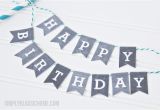 Happy Birthday Banner Printable Black and White Pdf Free Printable Birthday Banners the Girl Creative
