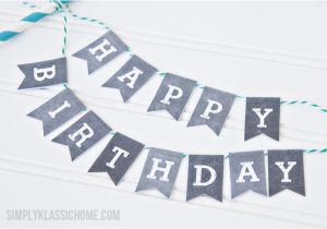 Happy Birthday Banner Printable Black and White Pdf Free Printable Birthday Banners the Girl Creative