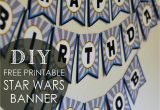 Happy Birthday Banner Printable Free Download Diy Star Wars Birthday Banner Free Printables Posh Tart