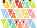 Happy Birthday Banner Printable Free Pdf Happy Birthday Banner Kimberlychurch Spoonflower