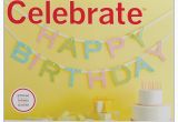 Happy Birthday Banner Printable Martha Stewart Martha Stewart Celebrate Decor Glittered Garland 10 39 Happy