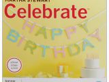 Happy Birthday Banner Printable Martha Stewart Martha Stewart Celebrate Decor Glittered Garland 10 39 Happy