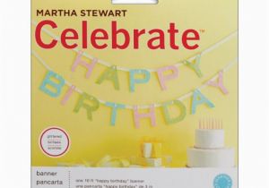 Happy Birthday Banner Printable Martha Stewart Martha Stewart Happy Crafts Birthday Banner Buy Online