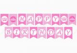 Happy Birthday Banner Printable Pdf Pink Pink Princess Printable Diy Happy Birthday Banner M 39 S
