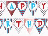 Happy Birthday Banner Printable Small Birthday Banner Template Printable Vastuuonminun