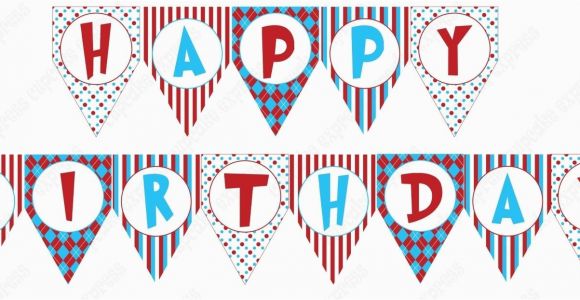 Happy Birthday Banner Printable Small Birthday Banner Template Printable Vastuuonminun