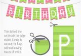 Happy Birthday Banner Printable Violet Printable Banner Happy Birthday In Green and Pink