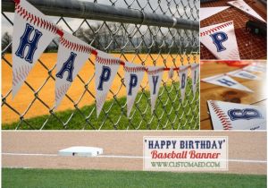 Happy Birthday Banner Ready to Print Baseball Banner Happy Birthday Concessions Welcome Baby