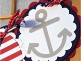 Happy Birthday Banner Red White and Blue Happy Birthday Banner Nautical Bunting by Onefantasticparty